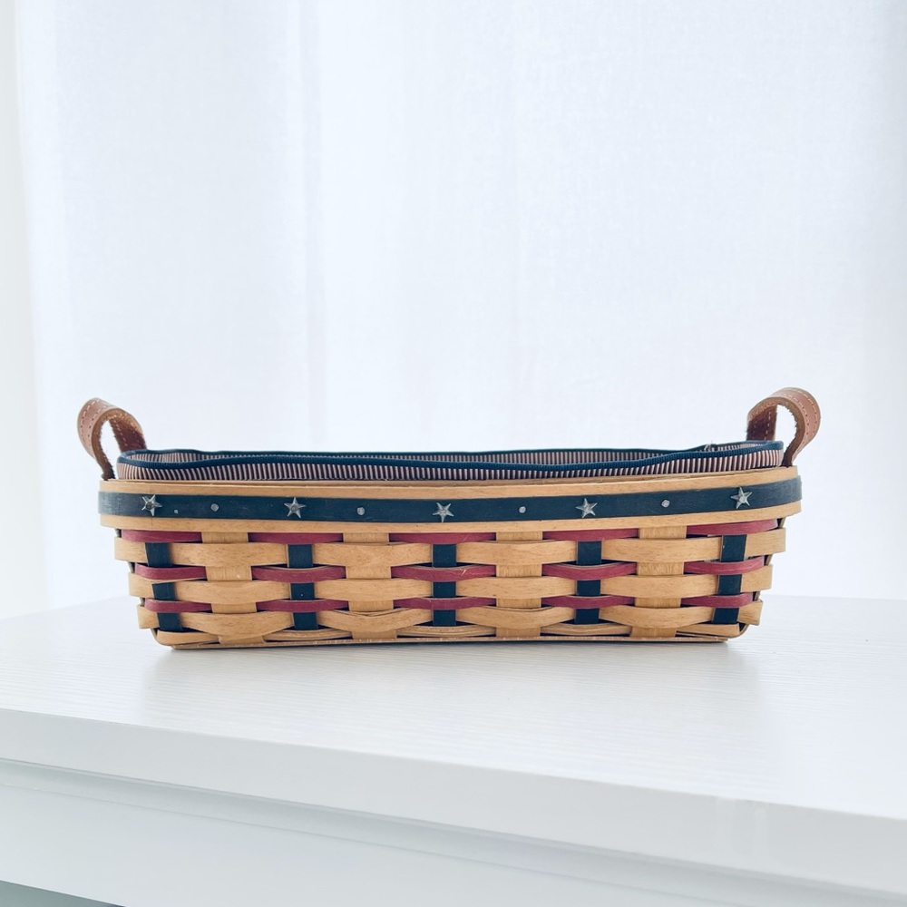 Longaberger • Patriotic Cracker Basket 2003
